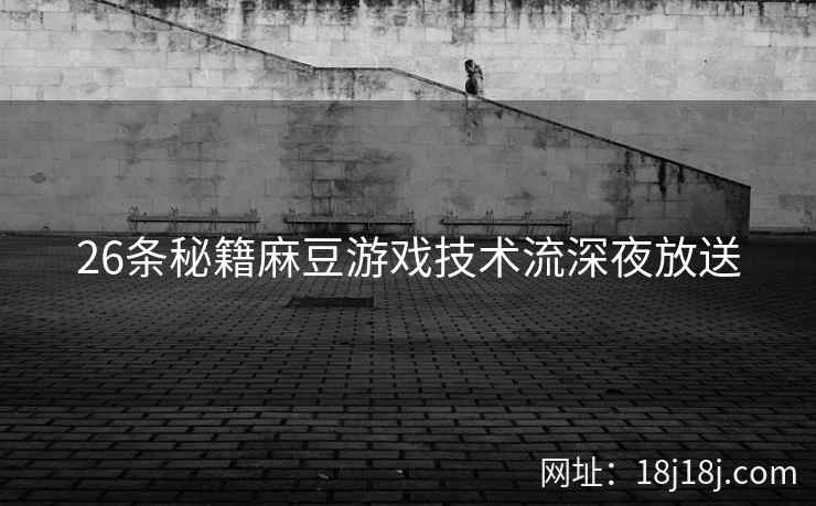 26条秘籍麻豆游戏技术流深夜放送