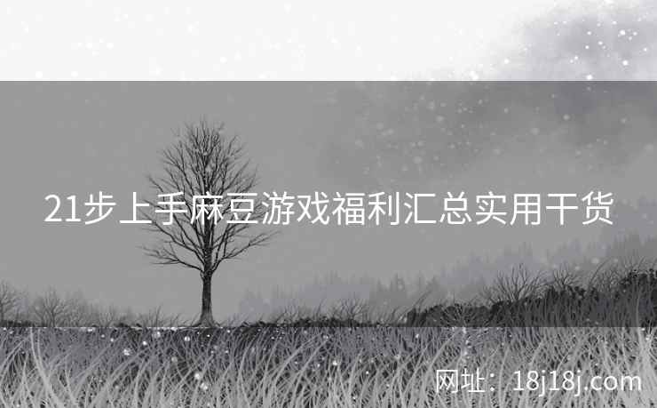 21步上手麻豆游戏福利汇总实用干货